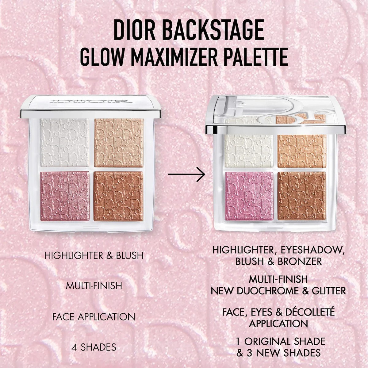 DIOR Backstage Glow Maximizer Face Palette - 001 Universal Glow