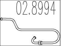 Rohrverbinder Schelle MTS 02.8994 Schelle für DOBLO FIAT Großraumlimousine JTD