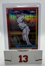 2025 Topps Chrome - 1990 Topps Baseball Austin Riley Refractor #90CB-1 Braves