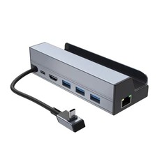 6-in-1 USB-C Hub 1000M 4K@60Hz Docking Statio...