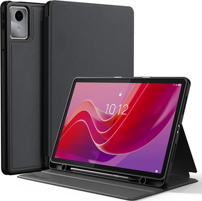 Easyacc Hülle Book Cover Für Lenovo Tab M11 TB330 2024 Mit Stifhalter, Dünn Foli
