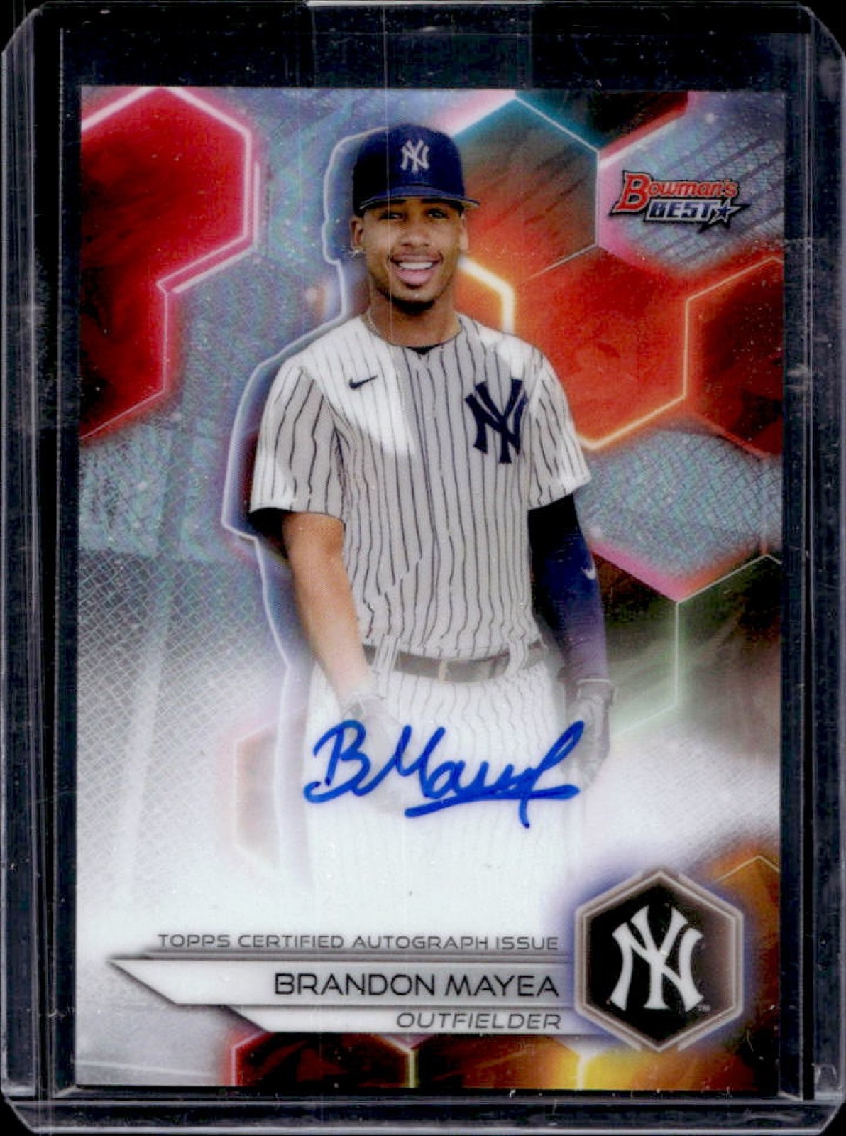 2023 Bowman's Best Brandon Mayea Auto Refractor #B23-BM Yankees