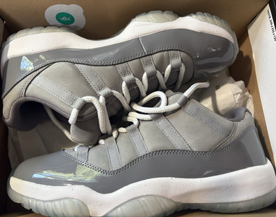 2018 Air Jordan 11 Retro Low Cool Grey Sz 9.5 528895-003 Near DS OG Box