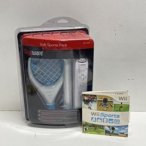 Wii Sports Game & Gigaware Soft Sports Pack 3-in-1 Accessory Nintendo Wii Lot
