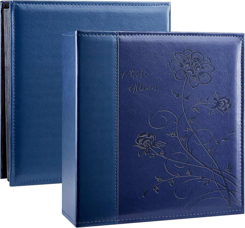 Elegant Leather Photo Album for 500 Memories - Perfect for Weddings & Family - Image 3 of 4