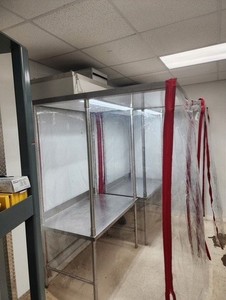 Small Clean Room with Filter system, soft sides USED Lot of Two Units