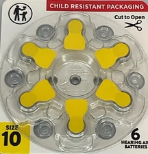 Size 10 Hearing Aid Batteries Lot Of 42 Expiration 2028 Sam’s Club