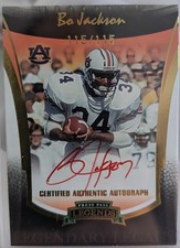 Bo Jackson Red AUTO 115/115 Gold Legendary Legacy Auto - 2006 Press Pass Legends