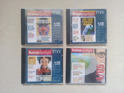 Business Spotlight Audio CDs Jahrgang 2005 Komplett 4 CDs