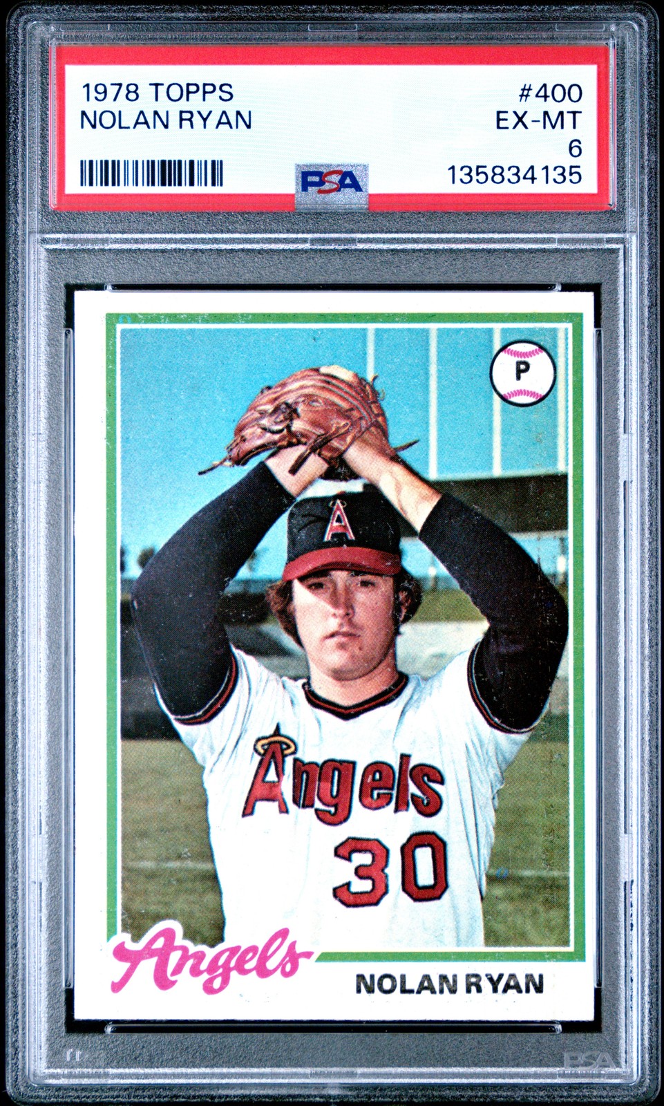 1978 TOPPS #400 NOLAN RYAN PSA 6