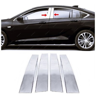 FÜR VAUXHALL OPEL INSIGNIA B AB 2017 CHROM TÜR SÄULEN VERKLEIDUNG 4-TEILIG EDELSTAHL