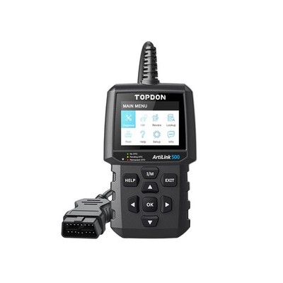 TOPDON ArtiLink 500 OBDII Diagnosegerät Fahrzeugdiagnose Emissionsprüfung Neu