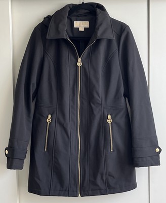 Michael Kors Women s Missy Hooded Rain Jacket Size Medium