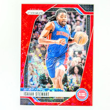 Isaiah Stewart 2024-25 Panini Prizm Fast Break Red /100 #106 Pistons 🔥