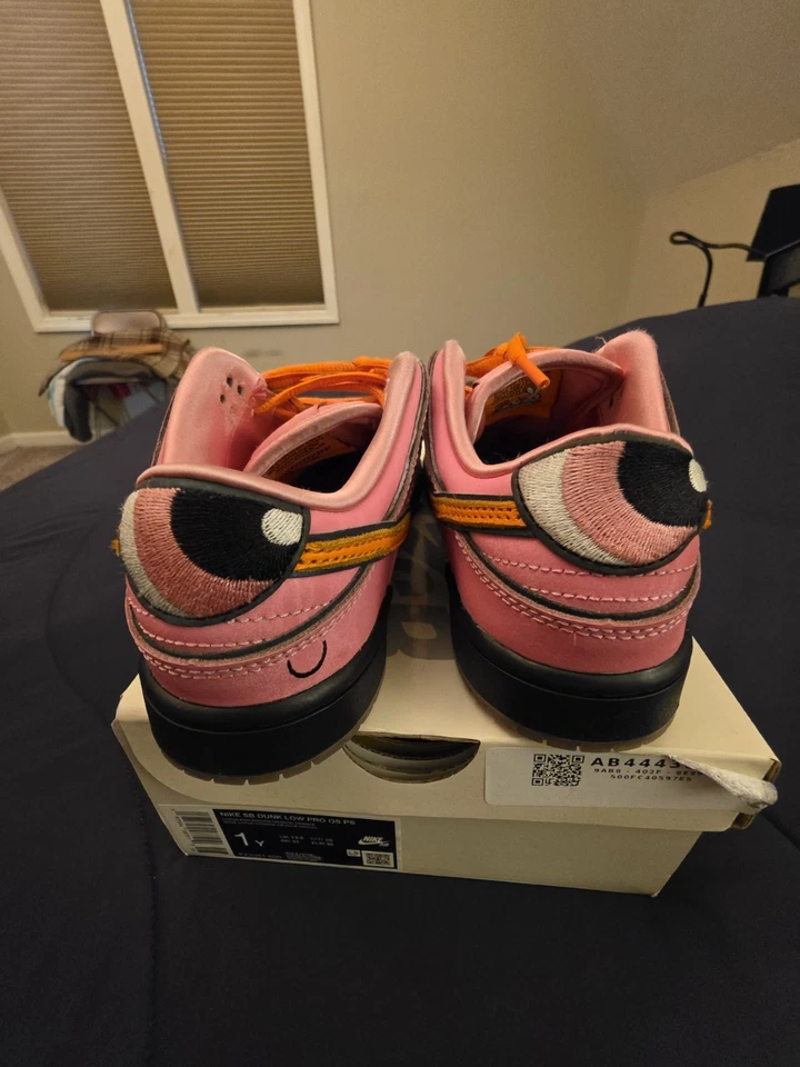 Nike SB Dunk Power Puff для девочек «Blossom» (FZ3351 600) (PS) размер 1Y - Изображение 2 из 4