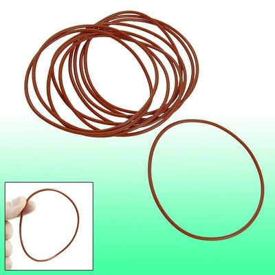 10 Pcs Red Silicone O Ring Oil Seals Gaskets Washers 75mm x 2mm  #lk