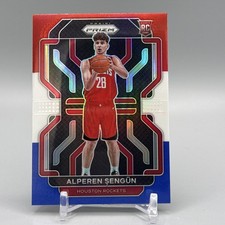 2021-22 Panini Prizm - Alperen Sengun #318 Red White & Blue Prizm (RC)