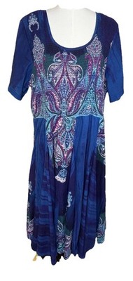 white christmas dresses Anna-Kaci Women's Plus Size Casual Round Neck Flutter Short Sleeve Ela