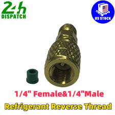 1/4'' Female&1/4''Male For A2L R454B/R32 Tanks HVAC R32 Reverse Thread Adapter