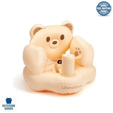 Inflatable Baby Seat with Built-in Pump - Supportive, Portable  Safe