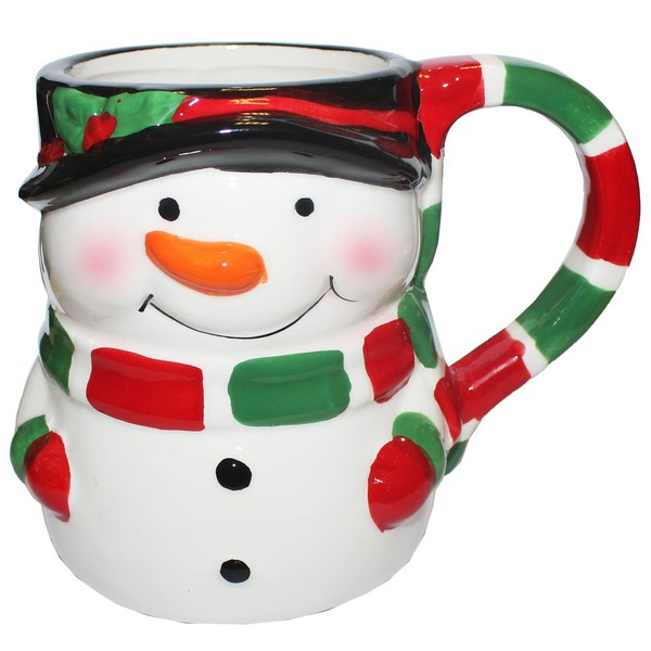 Weihnachten Becher Weihnachten Süß Keramik Schneemann Design-image