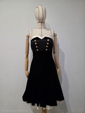 ESCADA COUTURE Velvet black vintage dress from the 1990s I PAY IMPORT TAX
