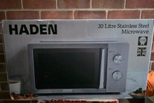 Haden 20L 800W Stainless Steel Microwave- Silver Brand New And Sealed