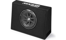 Kicker 43TC104 Car Audio Single 10" Loaded Truck Sub Box Enclosure 300W Peak