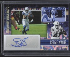 2024 Panini Mosaic #SH28 Reggie Wayne Signatures Highlights
