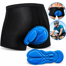 Men Women Cycling Shorts 3D Gel Padded Bike Underwear Breathable Bicycle Pants
