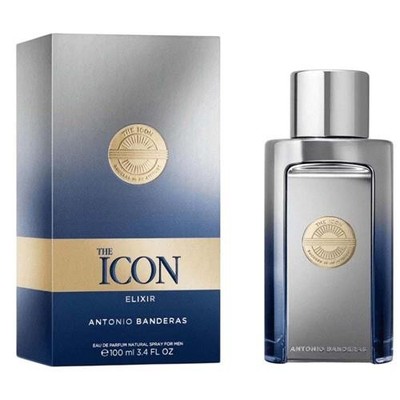 The Icon Elixir by Antonio Banderas for Men 3.4oz Eau De Parfum Spray New In Box