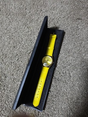 Gossip Yellow Wristwatch. Never Worn. Still Has Protective Backing