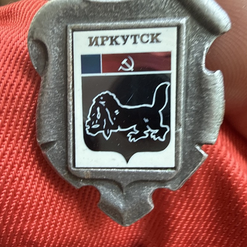 Coat of Arms of Irkutsk City of Russia Pin