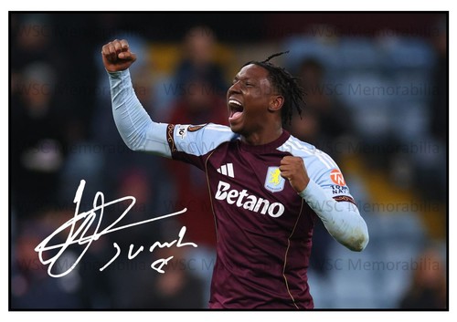 12337. Jamaldeen Jimoh-Aloba Signed Pictures (A4 Prints) Aston Villa West Brom