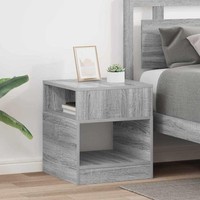 Beistelltisch 2 Stk. Graues Sonoma 40,5 X 40 X 45 Cm