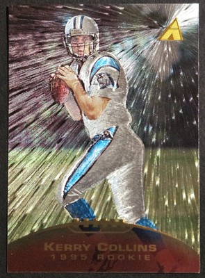 1995 Pinnacle Trophy Collection Kerry Collins Rookie RC Penn State Nittany Lions