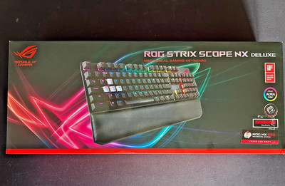 ROG Strix Scope NX Deluxe Keyboard, QWERTZ (Deutsch), ROG NX Red Switches