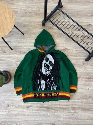 Vintage Tejidos Ruminahui Bob Marley Zip Hoodie Men's Size L