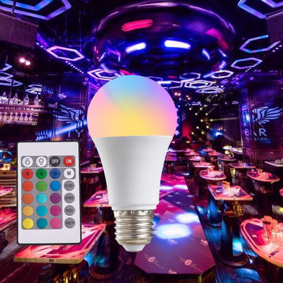 Color Changing Bulb E27 Screw Base Bulb 5W Color Changing LED Bulb attractive - Image 2 of 4