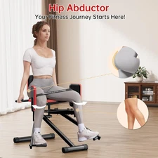 Hip Abductor Machine for Home Gym – Glute & Thigh Workout, Booty Builder