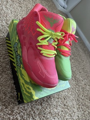 PUMA Men's Rick and Morty LaMelo Ball Shoes Size 9.5