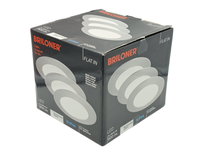 Briloner LED Einbauleuchten 3Er Set Flat In 8W 800Lm 4000K IP44 Matt-Nickel Ø12