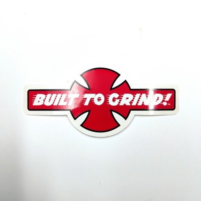 Independent Truck Company Build To Grind Skateboard Vintage 1990's STICKER Decks