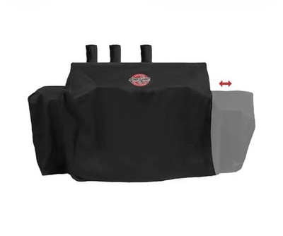 Char-Griller 3-Burner Dual Fuel Propane Gas Charcoal Grill Expandable Black