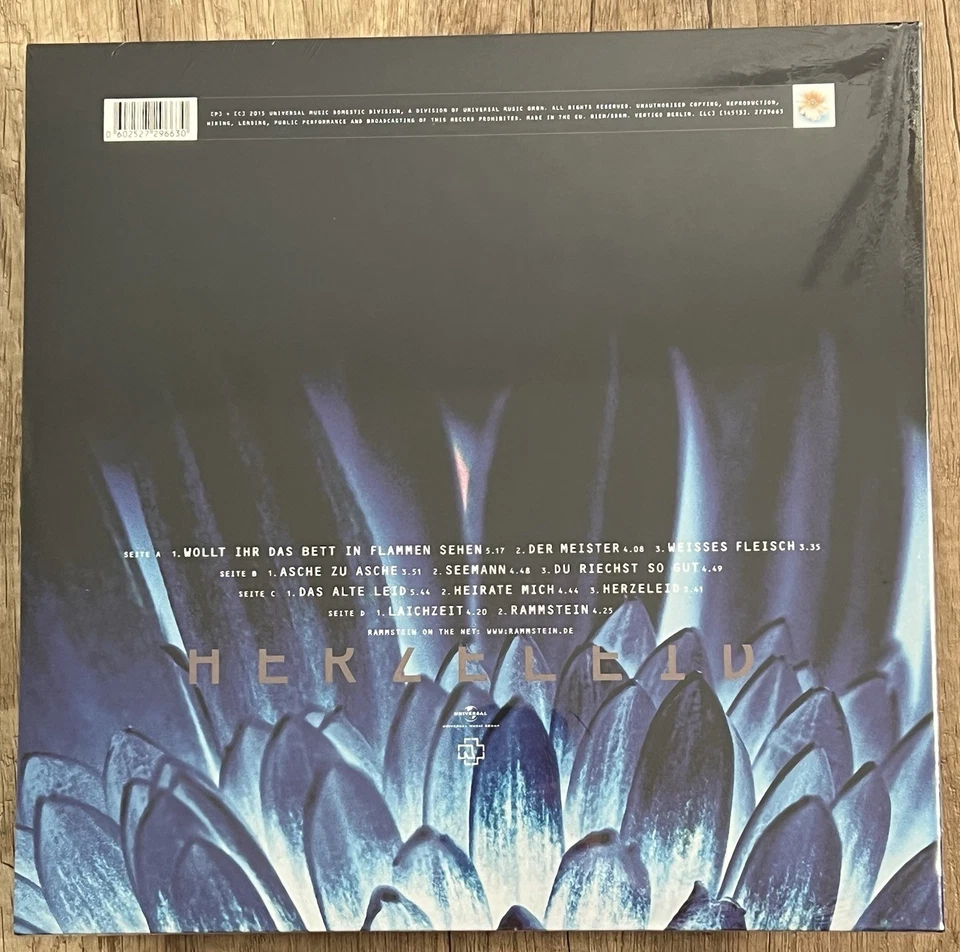 (Neu) Rammstein - Herzeleid 2x Vinyl LP 2015 Remaster - Bild 2 von 4