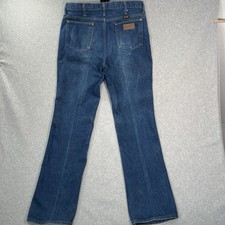 Vintage Wrangler 936DEN Jeans Slim Fit cowboy cut USA Mens 36x34