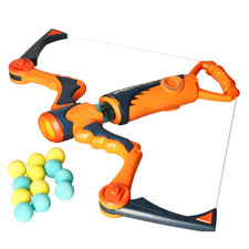 Soft Foam Crossbow Ball Blaster Kids Toy 12 Balls Indoor Outdoor Ages 6 Plus