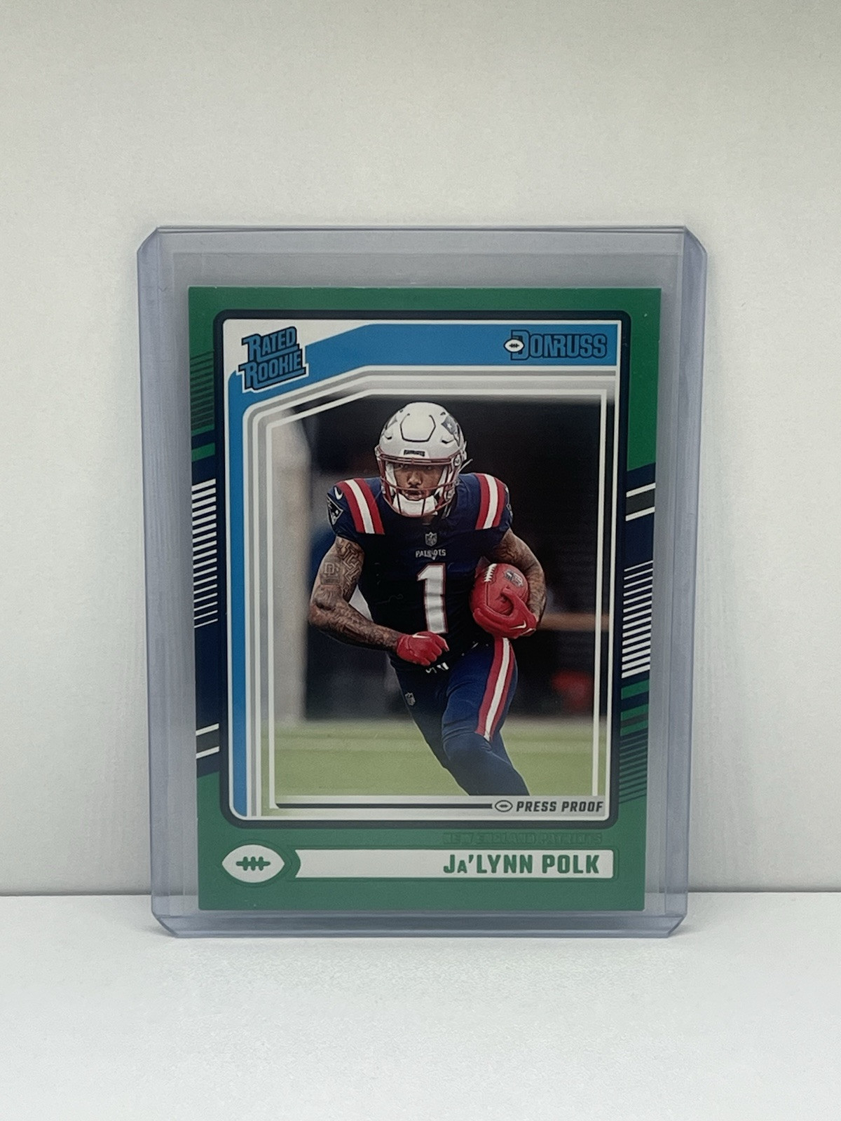 2024 Donruss  ja’lynn Polk Press Proof Green