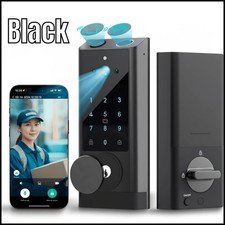 Video Smart Lock with Camera Doorbell Fingerprint Wi-Fi Keyless Entry Door Lock