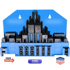 Hfsr 58 Pieces 5/8 T-Slot Hold Down Clamp Clamping Set Kit For Use Bridgeport